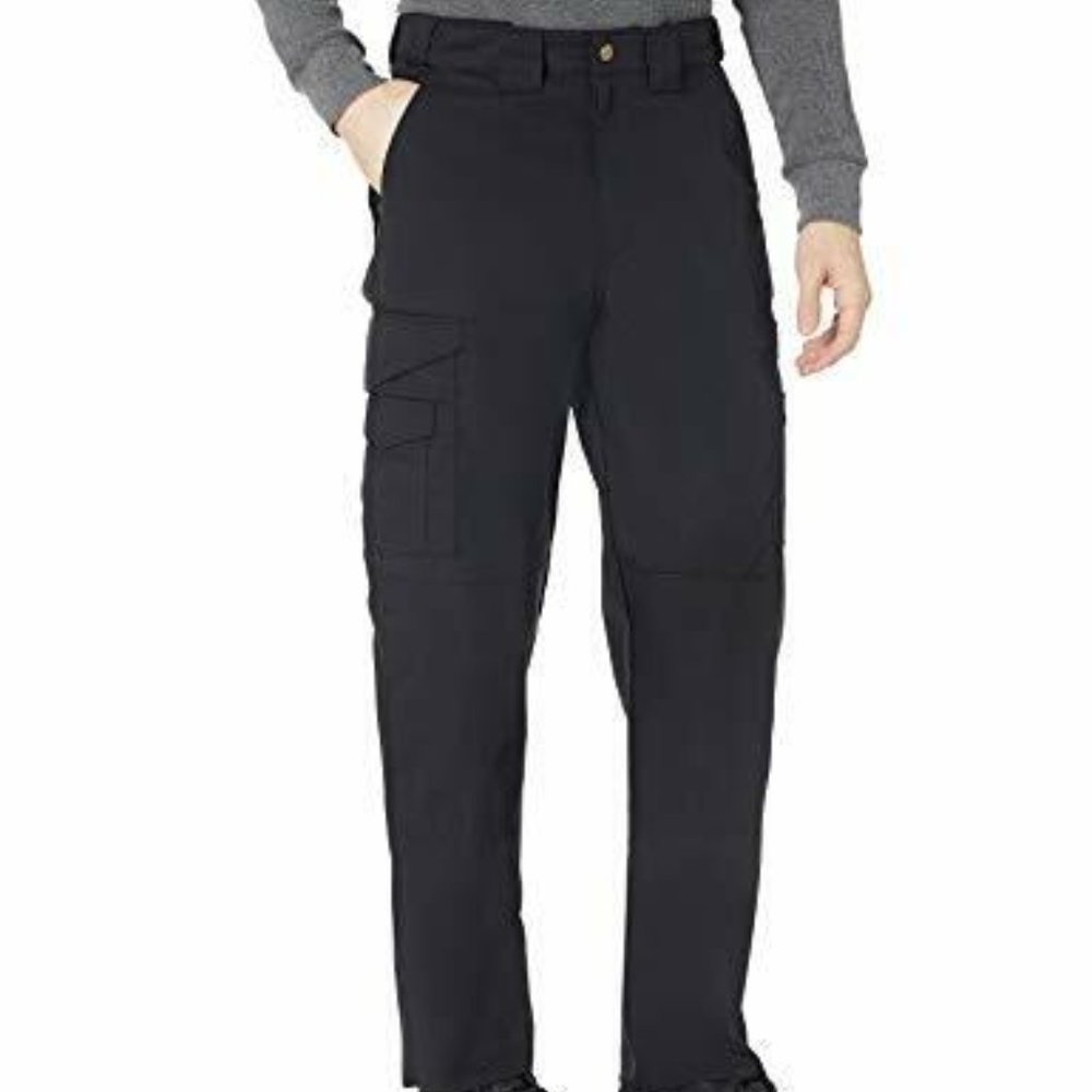Tru Spec Black Cargo Canvas Ripstop Pants Mens 40 x 34 Tactical Duty Combat Work